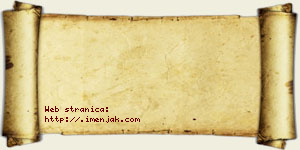 Denis Erak vizit kartica